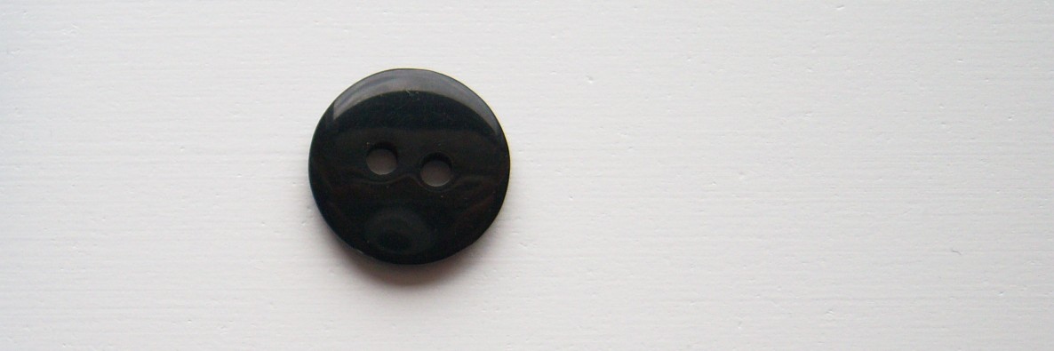 Shiny Black 9/16" Poly Button