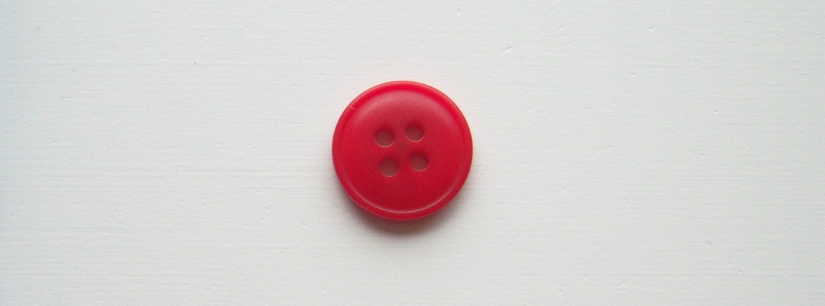 Matte Red 9/16" Button