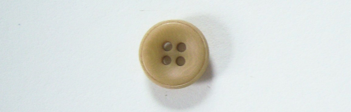 Matte Putty 5/8" Poly 4 Hole Button