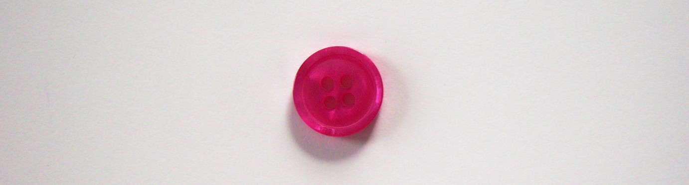 Shocking Pink Pearlized 9/16" Button