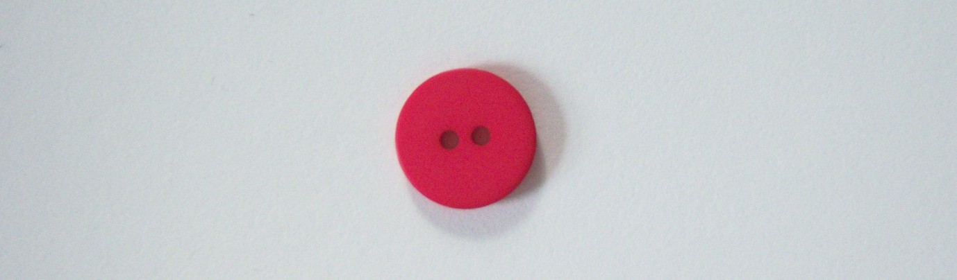 Matte Red 9/16" Button