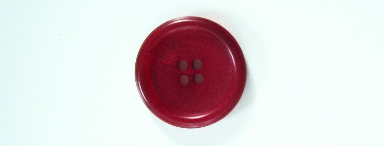 Red Opaque Marbled 1 1/8" Button