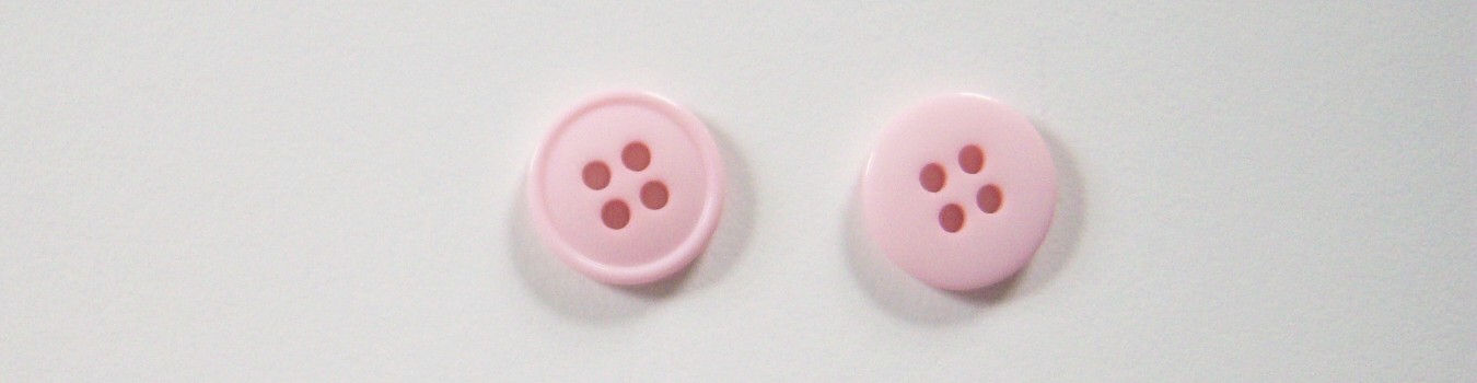 Matte Lt Pink 9/16" 4 Hole Button