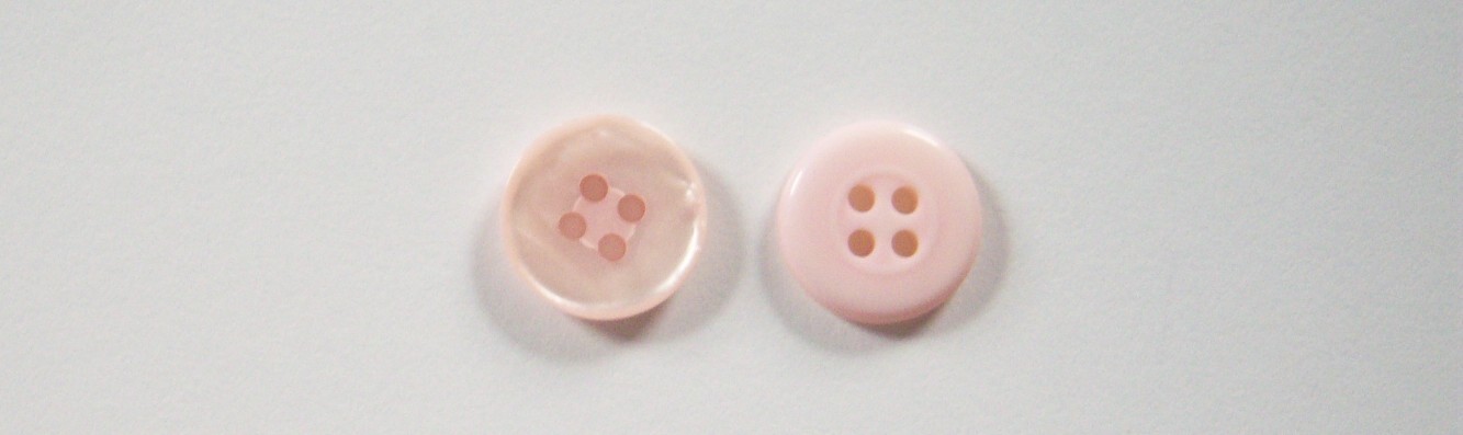 Lt Pink Pearlized 9/16" 4 Hole Button