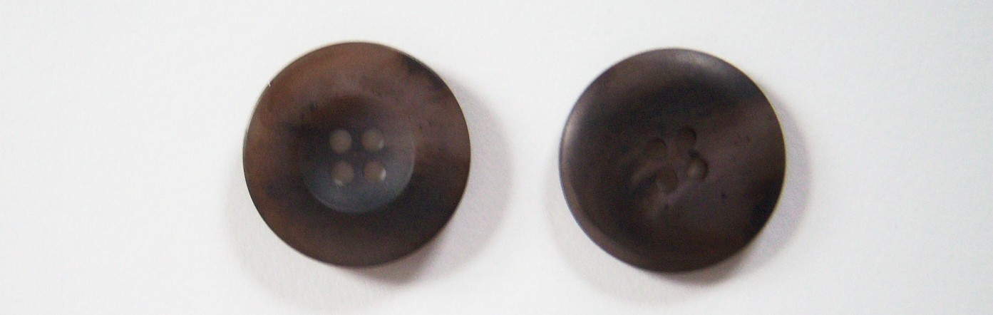 Matte Brown Marbled 1" Button