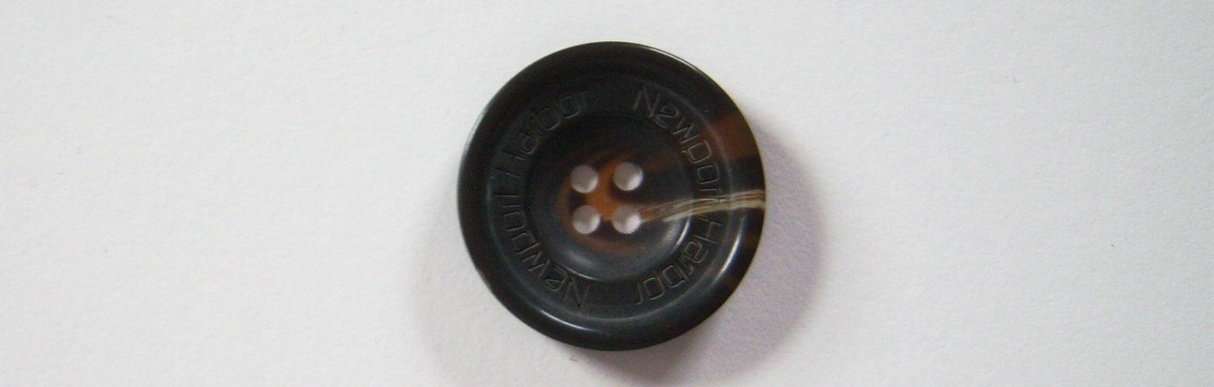 Dark Brown Newport Harbor 1" Button