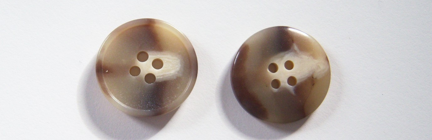 Khaki/Brown/Ivory 1" Button