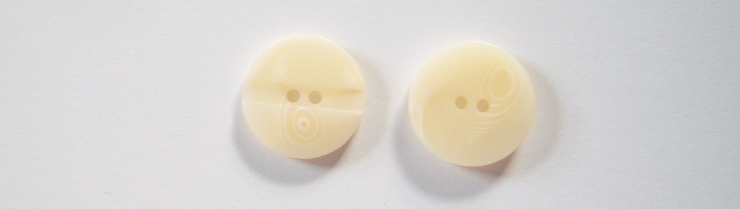 Ivory Marbled 1/8" x 3/4" Poly 2 Hole Button