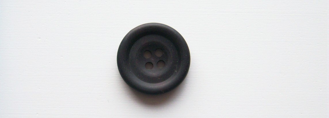 Matte Jet Black 13/16" Poly Button