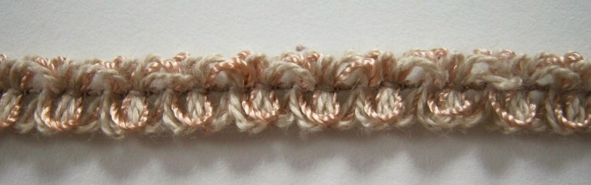 Beige Wired 3/8" Braid