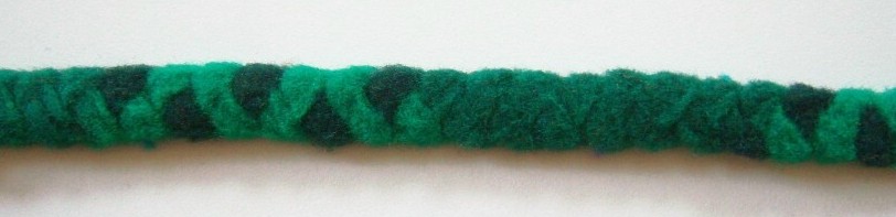Green/Hunter 1/2" Fleece Cord