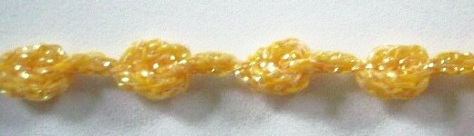 Sunset Gold Rose Bud Braid