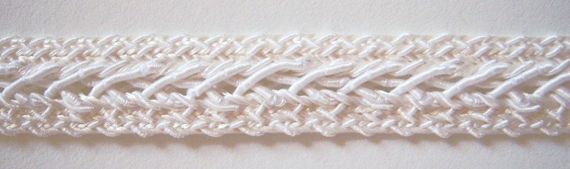 Ivory/White Center 9/16" Braid