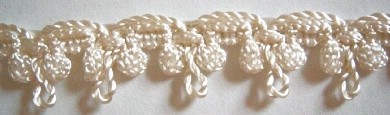 Ivory 3/4" Fancy Braid