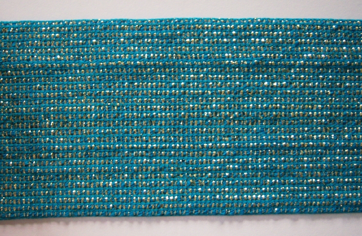 Turquoise/Gold Soft 3 3/8" Trim