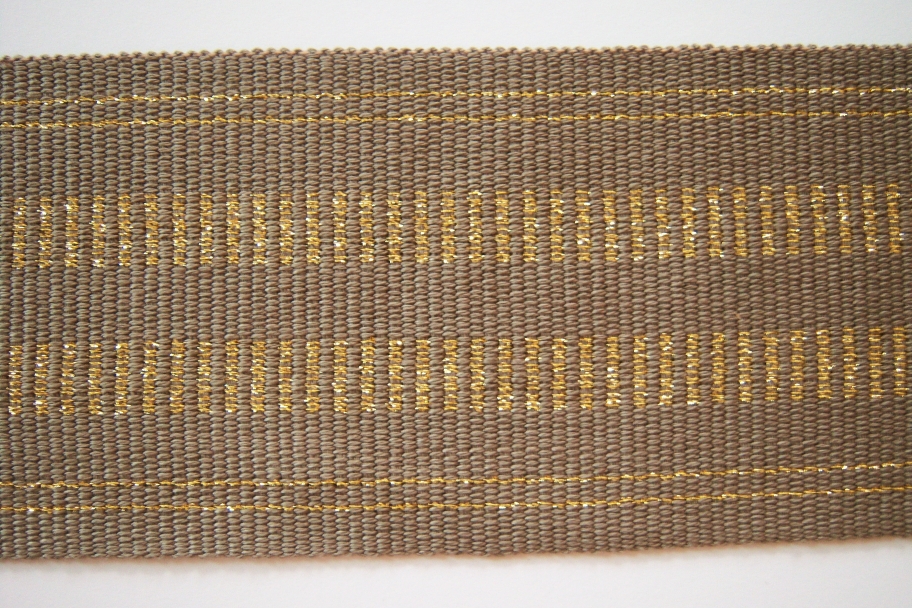 Khaki/Gold 4" Soft Trim