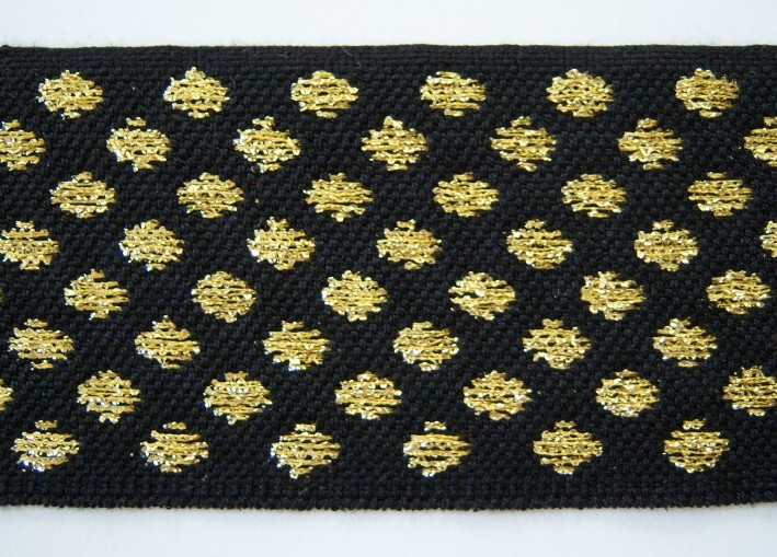 Black/Gold Soft 2 3/4" Trim