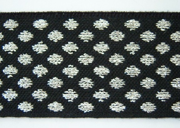 Black/Silver Soft 2 3/8" Trim