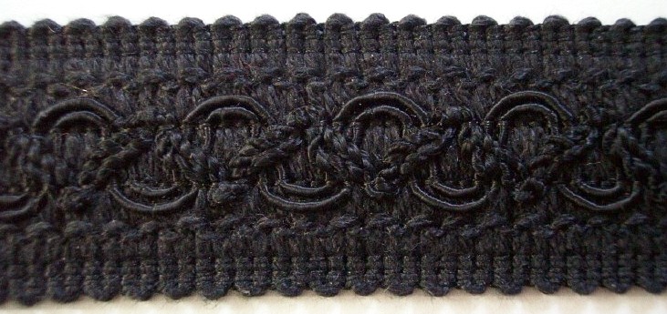 Black 1 1/4" Braid