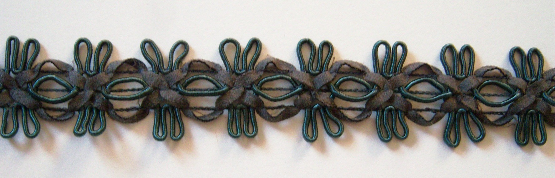 Steel Grey/Blue Green 1" Braid