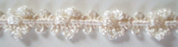 Ivory 1/2" Pouf Braid