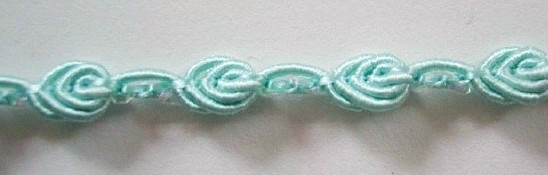 Aqua Rose Bud Braid