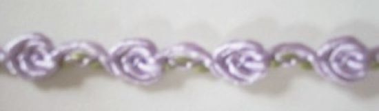 Orchid/Moss 1/4" Rosebraid