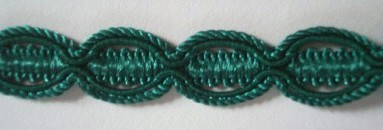 Green 3/4" Oval Braid