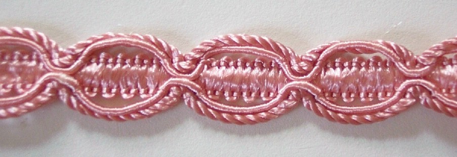 Pink 3/4" Oval Braid