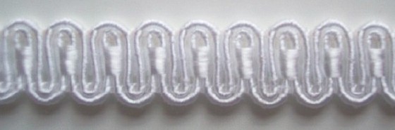 White/Satin 7/16" Braid