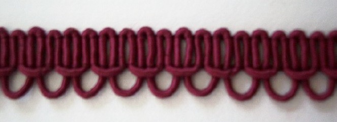 Wine 7/16" Loop Braid