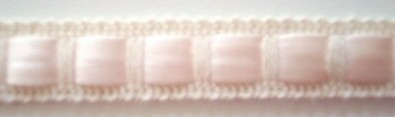 Natural/Blush Satin 7/16" Braid