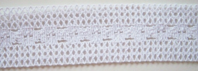 White 1 5/8" Cotton Lace