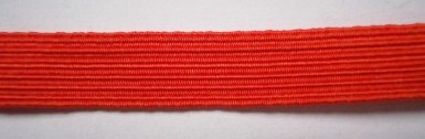 Orange Ridged 1/2" Elastic