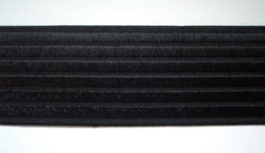 Black 2" Belt Elastic