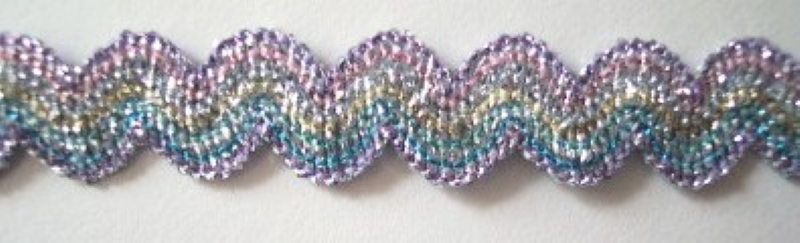 Pastel Metallic 9/16" Wavy Elastic