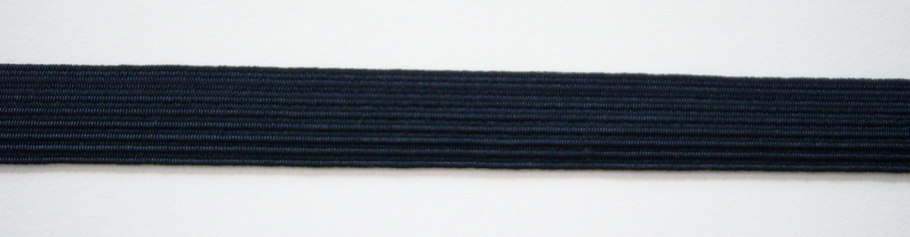 Navy Ridged 1/2" Elastic