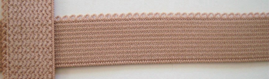 Nude Picot 7/8" Sponge Back Elastic