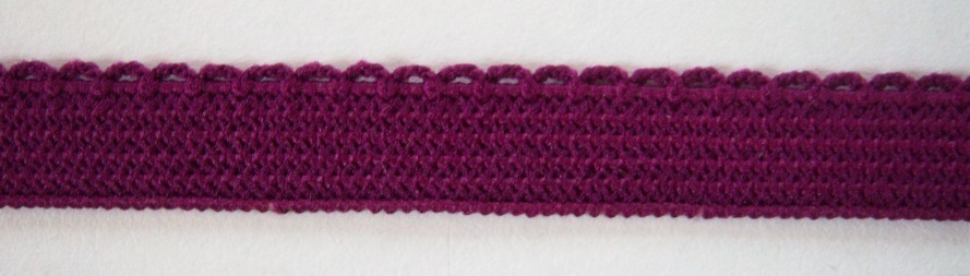 Burgundy Fatale 7/16" Elastic