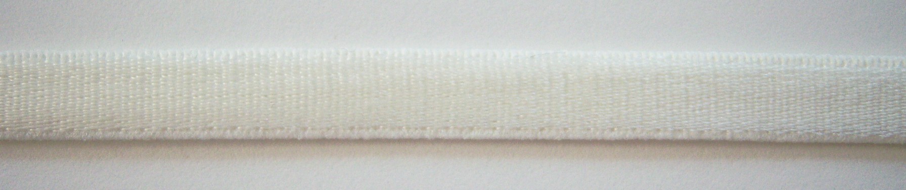 Ivory Satin 3/8" Sponge Back Elastic