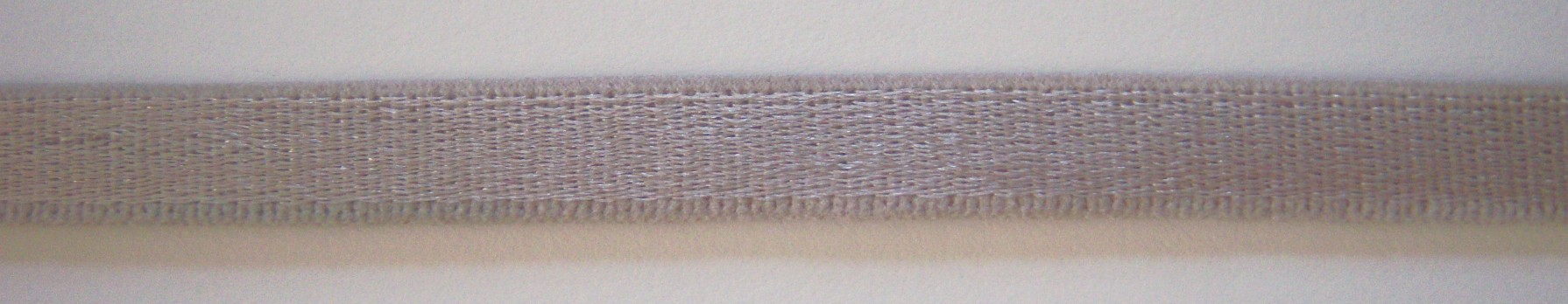 Taupe Satin 3/8" Sponge Back Elastic