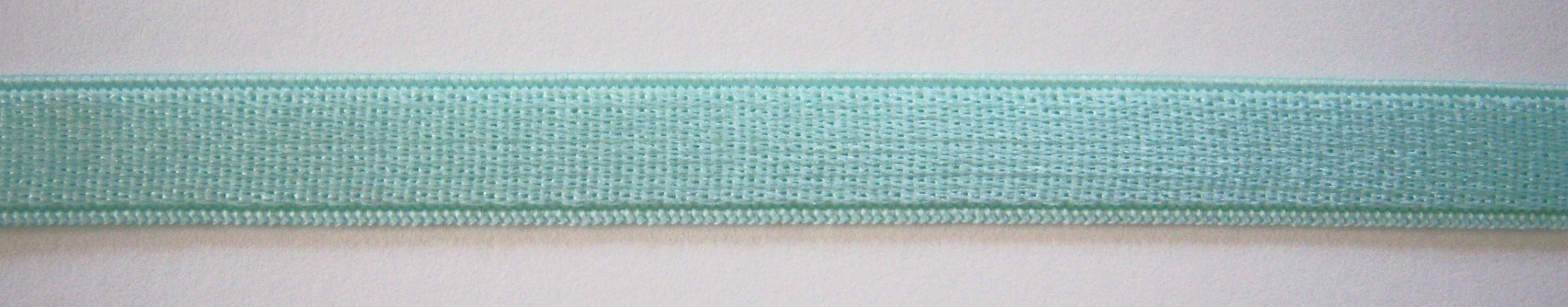 Seafoam Satin 3/8" Sponge Back Elastic