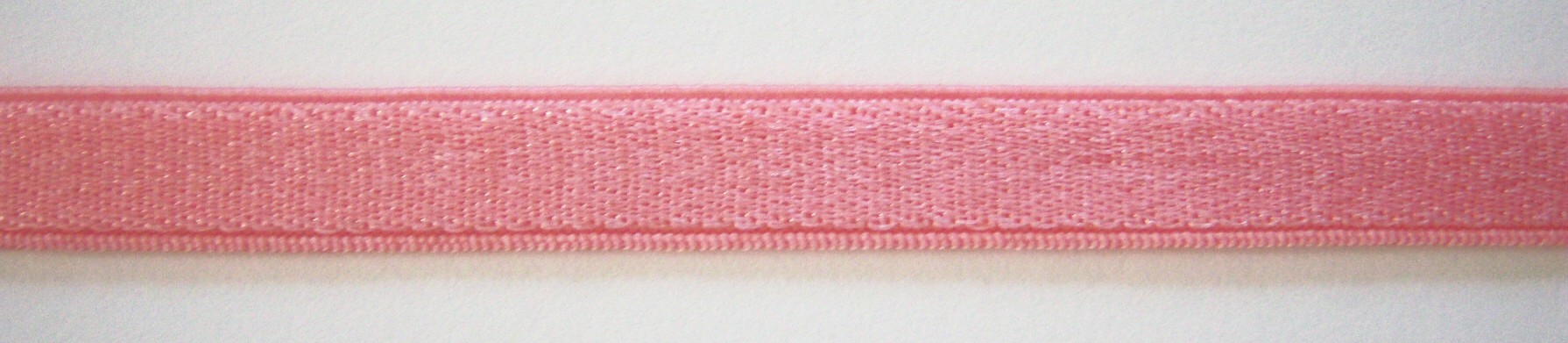 Shrimp Satin 3/8" Sponge Back Elastic