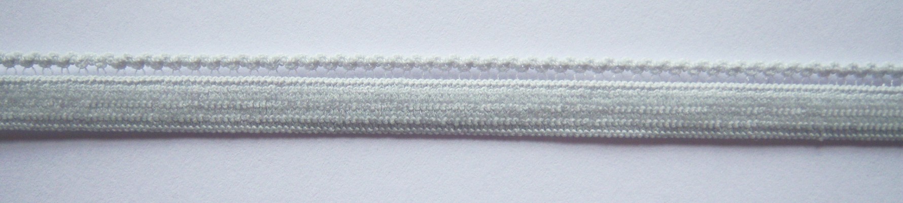 Pearl Grey 3/8" Picot Elastic