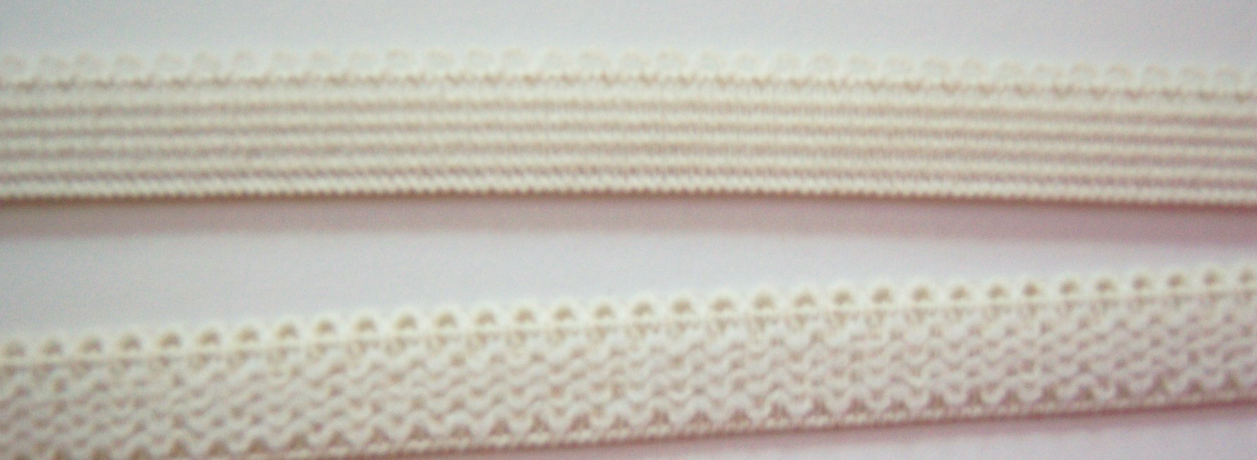 Ivory 7/16" Sponge Back Elastic