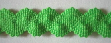 Lime 5/8" Wavy Elastic