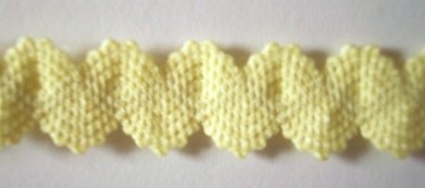 ellow 5/8" Wavy Elastic