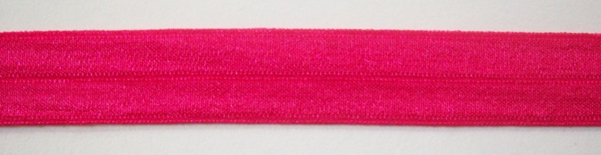 Fuchsia 5/16" Fold Over Elastic