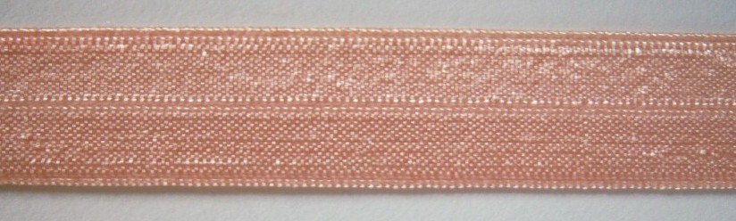 Lt Peach 5/16" Fold Over Elastic