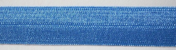 Moonshine Blue 5/16" Fold Over Elastic